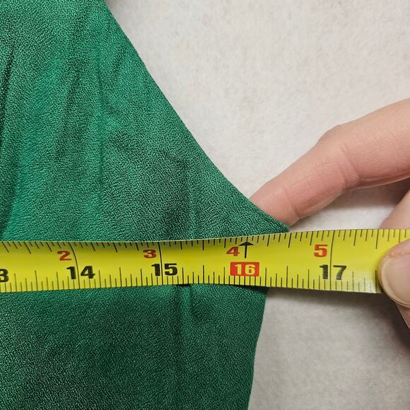 NWT Old Navy Fit & Flare Crepe Mini Dress in Green Mangrove - Picture 6 of 8